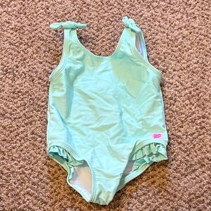 Ruffle Butts Aqua Kids Swim One Piece